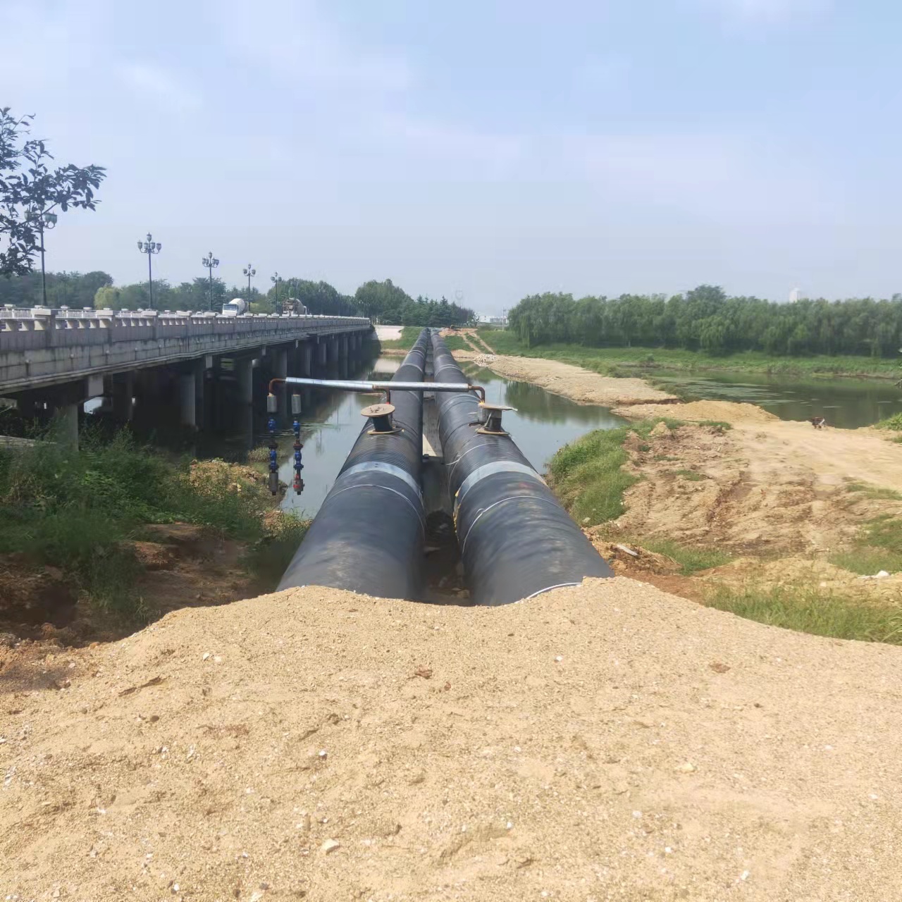 赣州管道长距离内部除垢输油管道清洗